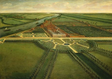 Leonard Knyff, A View of Hampton Court, c.1702-14
